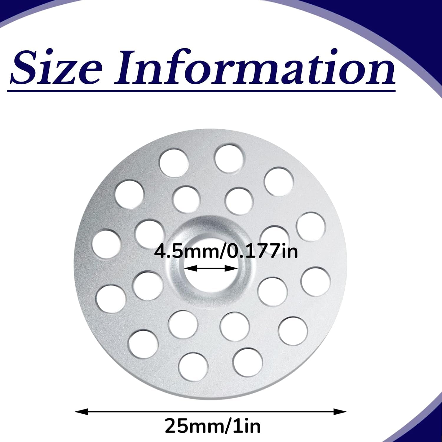 1 Inch Plaster Washers Metal Washers for Screws Plaster Repair Rings Plaster Buttons Profile Washer Flat Washers for Wall Ceiling Drywall Plaster Repair (200 Pieces)