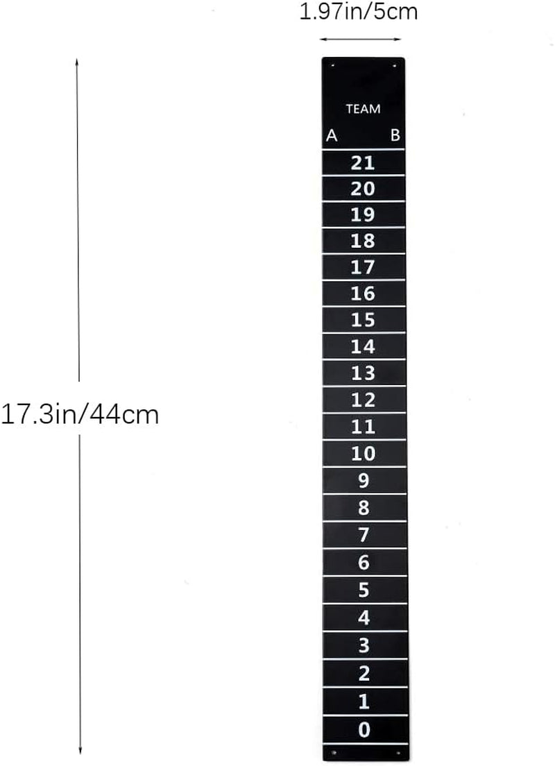 Cornhole Game Steel Scoreboard with Magnetic Score Keepers, Applicable to Ladder Toss Game as Well