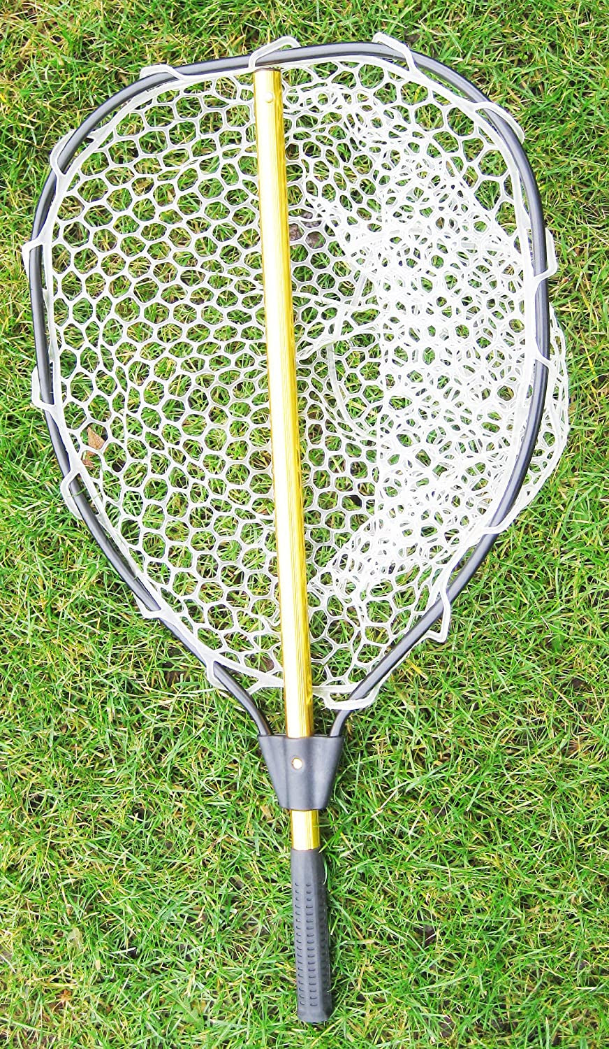 Collapsable Aluminum Landing Net with Rubber Net (Hoop:20&quot;X16&quot;;Total Length:47&quot;)