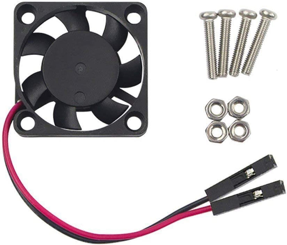 2Pcs 3007 Fan for Raspberry Pi 5 30X30X7Mm Cooler Fan Pi Brushless Cooling Fan 30MM 1.18In 3.3V 5V DC Quiet Fan for Raspberry Pi 4, Pi 3 B+, Pi 3 B, Pi 2, Pi B+, Pi Zero/Zero W,Robot Project