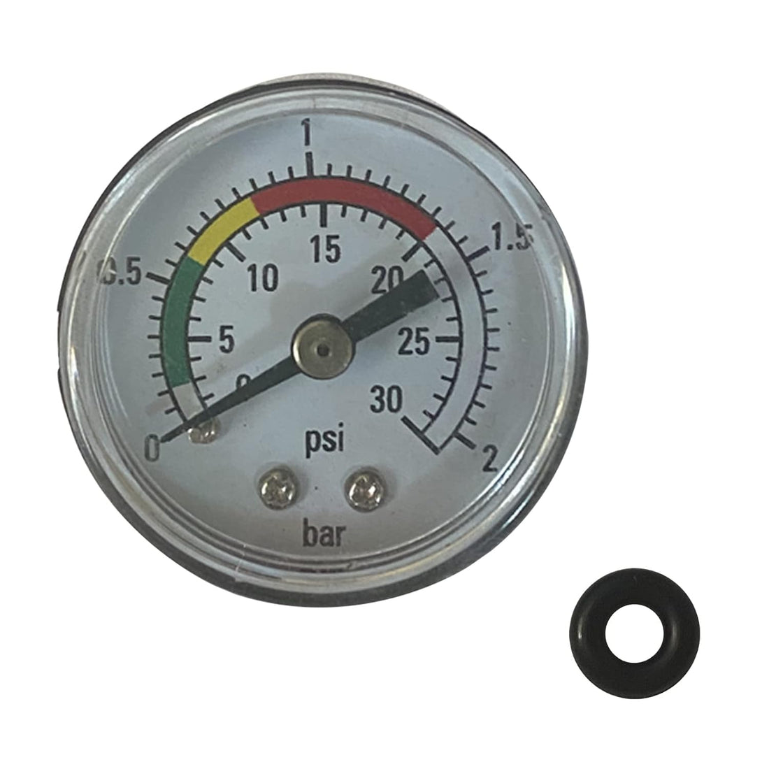 1.57 Inch Dial Size Pressure Gauge Replacement for Sand Filter Pump 0-30Psi &amp; 2Kpa 304 Stainless Steel Case 1/4&quot; NPT