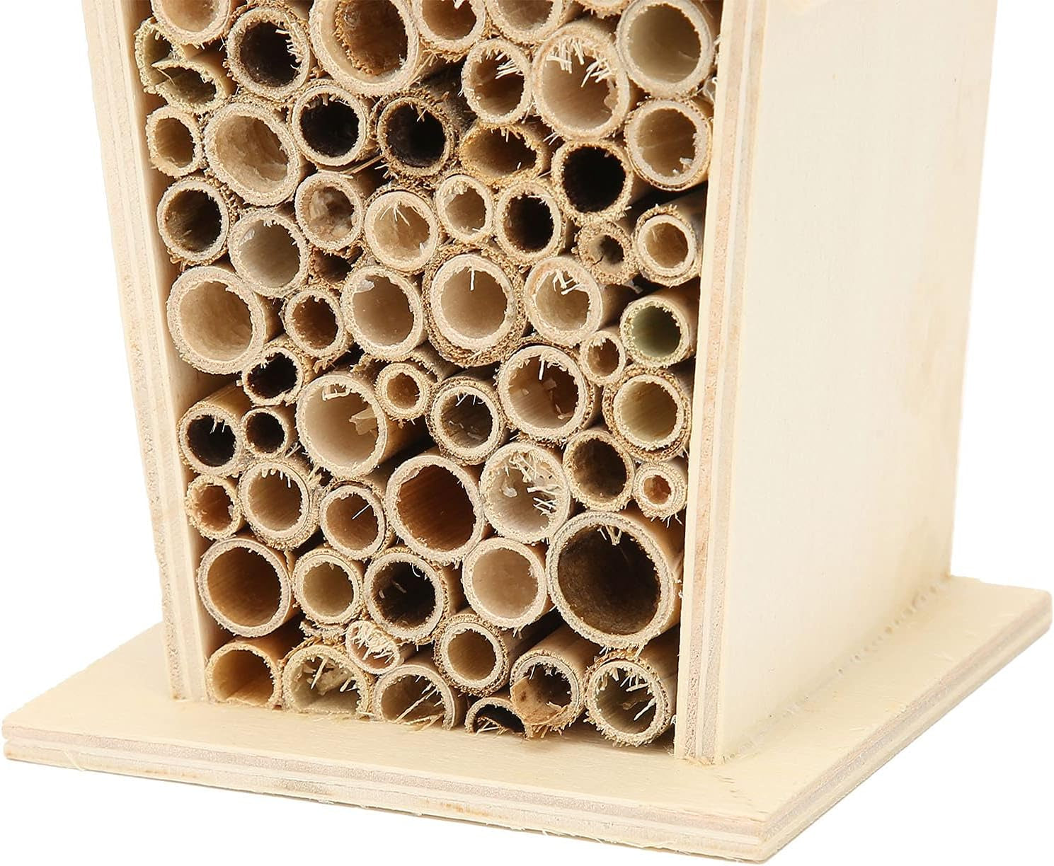 Alvinlite Wooden Mason Bee House, 2Pcs Insect House, Outdoor Hanging Insect Hotel for Pollinating Bee, Butterfly, Ladybirds, Insect Habitat, Bug Hotel Garden, 5.91 X 5.5 X 4.33 Inch