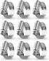 40PCS Hose Clamps Stainless Steel Sheboren Range 1/4" to 5/8"(6Mm-16Mm), 1/4&