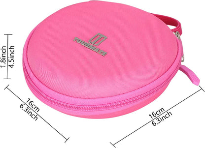 CD Player Case Compatible with Byronstatics PCD220B / GPX PCB319B Portable Disc CD Player, Travel Carrying Stoarge Holder (Pink, Case Only)