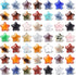 50 Pcs Worry Stones Star Shaped Crystal Stones Bulk 0.8 Inch Mini Crystal Stones Star Crystal Pocket Carved Stone Star Gemstones for Christmas Witchcraft Meditation Balancing DIY Jewelry(Retro)