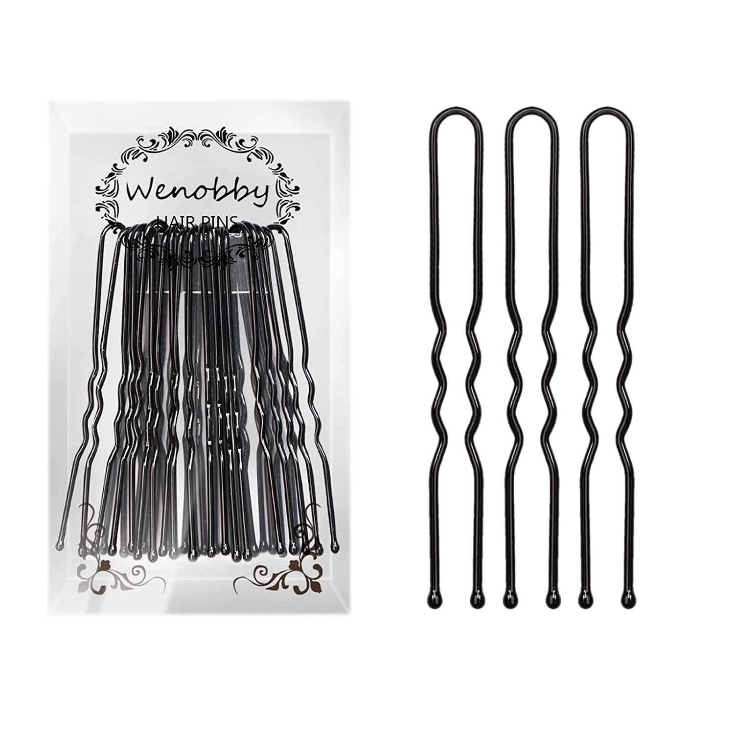 U Shaped Hair Pins for Buns, 100 PCS 2.8&quot; Hair Pins for Women Hair Styling with Thick Hair