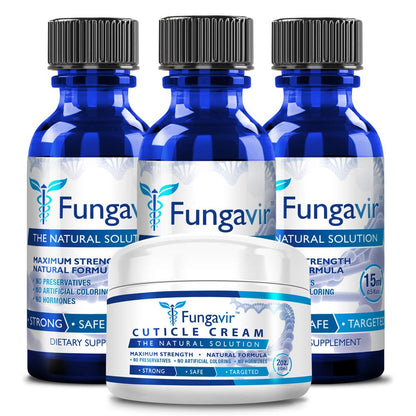 Anti-Fungal Nail Treatment, Effective against Nail Fungus - Toenails &amp; Fingernails Anti-Fungal Nail Solution - Stops and Prevents Nail Fungus (3 Bottles)