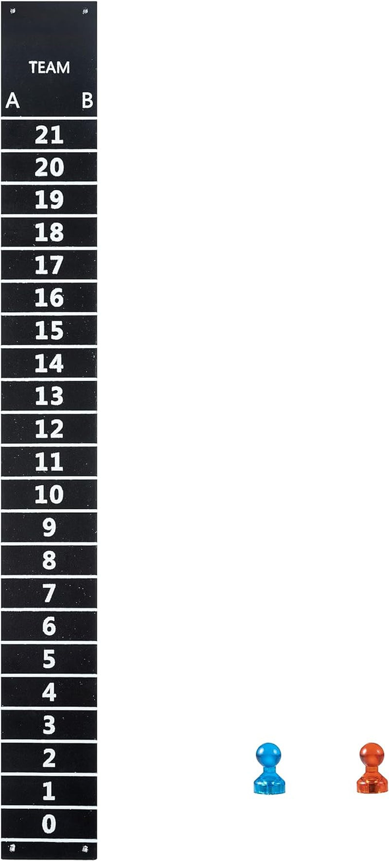 Cornhole Game Steel Scoreboard with Magnetic Score Keepers, Applicable to Ladder Toss Game as Well