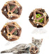 Cat Catnip Toys 3 Packs Catnip Ball Toys, Nature Silvervine Stick Cage Cat Bell Balls, Catnip Toys for Cleaning Teeth, Relaxing Cats, Cat Toys for All Breeds