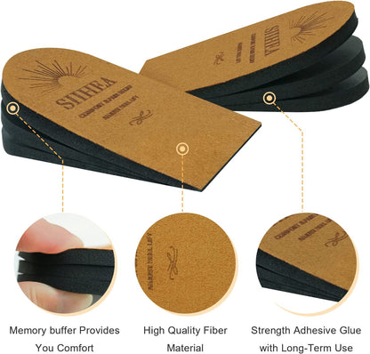 Adjustable Heel Lifts for Shoes, 1/4&