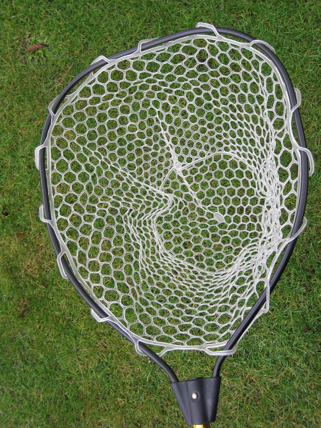 Collapsable Aluminum Landing Net with Rubber Net (Hoop:20&quot;X16&quot;;Total Length:47&quot;)