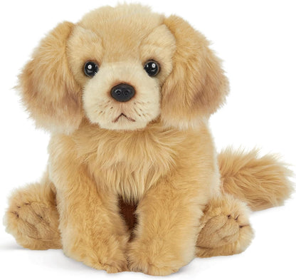 Bearington Goldie the Golden Retriever Stuffed Animal, 13 Inch Stuffed Puppy