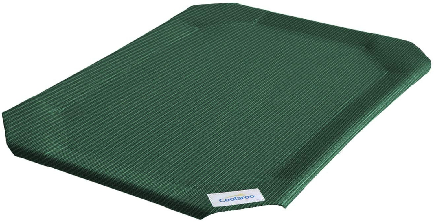 Coolaroo Replacement Cover, the Original Elevated Pet Bed by Coolaroo, Large, Brunswick Green