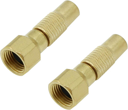 Air Chuck Twist-On, 2 PCS Heavy Duty Tire Air Chuck Screw on Tire Air Chuck for Tire Inflator Gauge Compressor Accessories