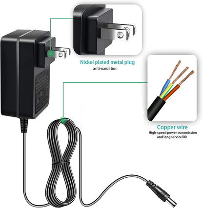 AC DC Charger Power Adapter Compatible with Geek Aire Fan CF2 CF1 CF1SE Power Supply Cord (CF2 / CF1 / CF1SE)