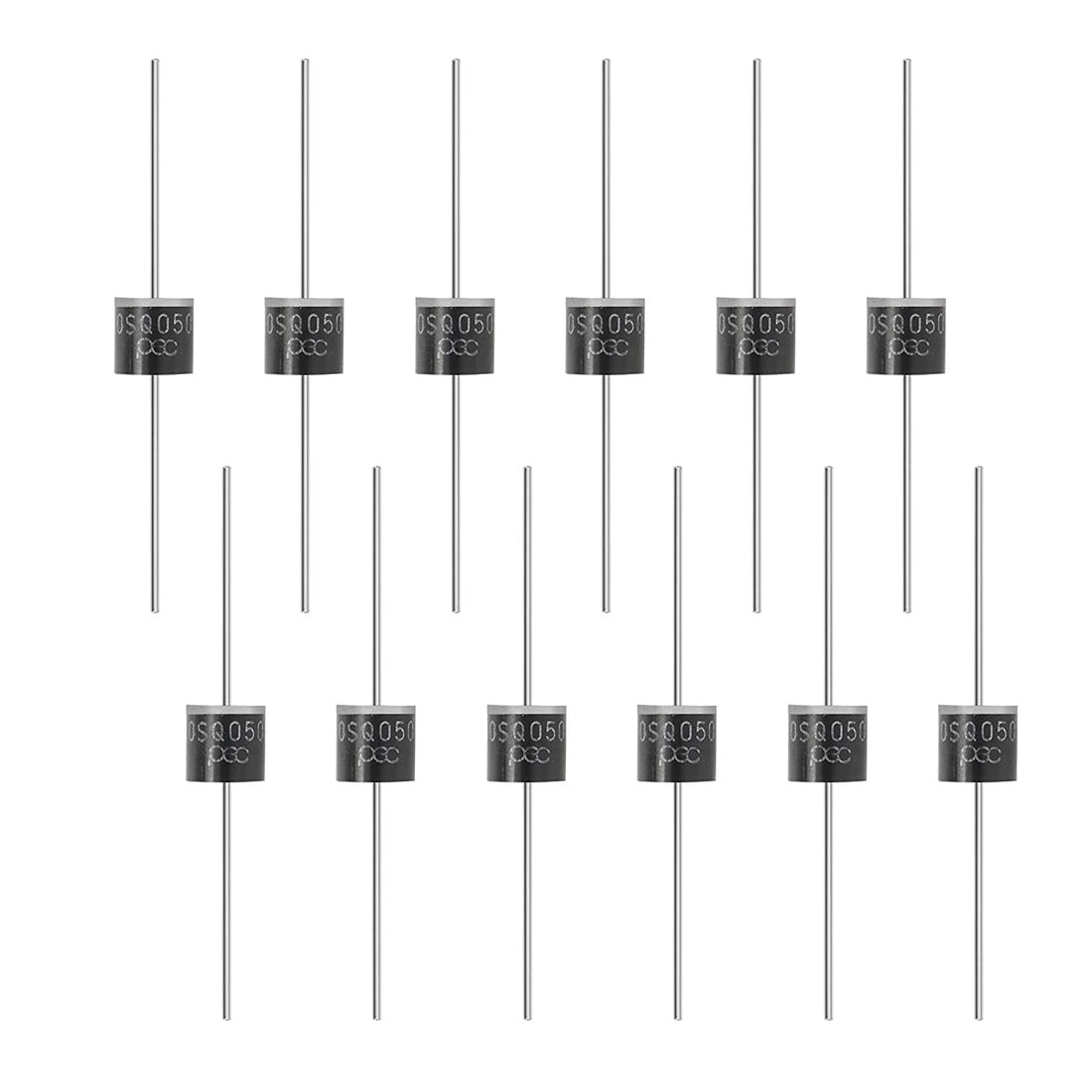 Create Idea 20PCS Schottky Diode 30A 50V Axial 30SQ050 for Solar Panel Parallel Reflow Protection Diodes Silicon Diode Barrier Rectifier Diode Electronic Components