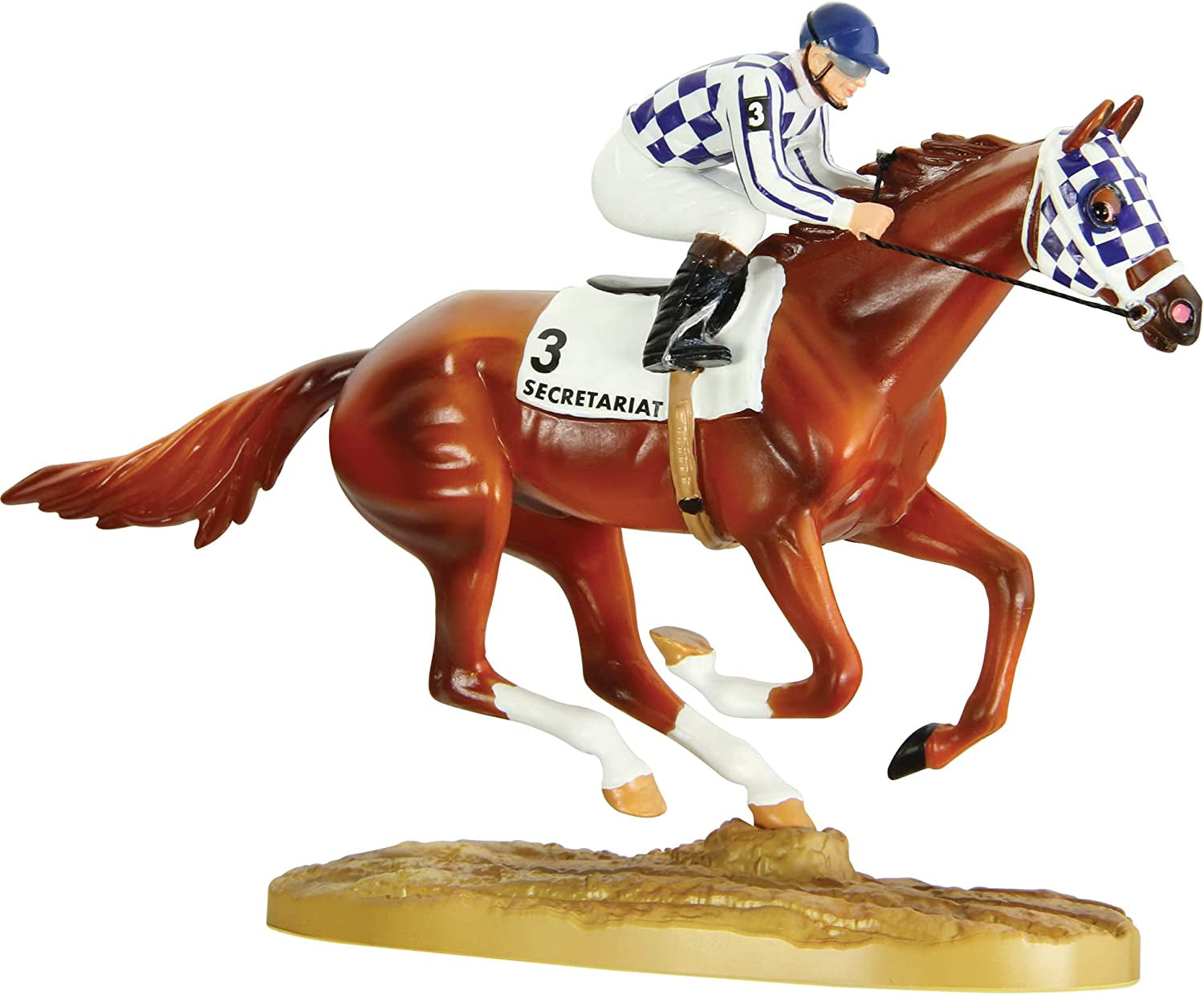 Breyer Horses Secretariat 50Th Anniversary Figurine | Limited Edition | Horse Toy Model | 5&quot; X 3.5&quot; | 1:32 Scale | Model 