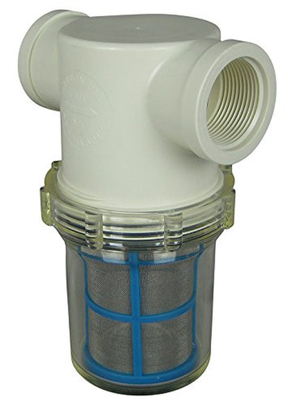 1-1/4&quot; Female NPT In-Line Strainer with 50 Mesh Stainless Steel Screen