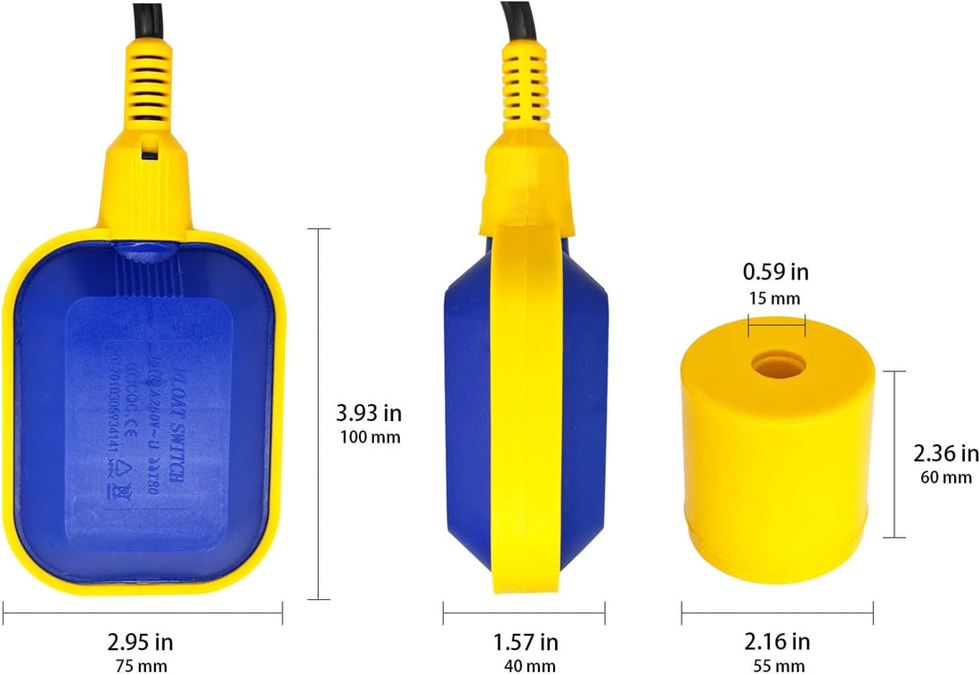 2M Cable Float Switch Water Level Controller for Tank Pump